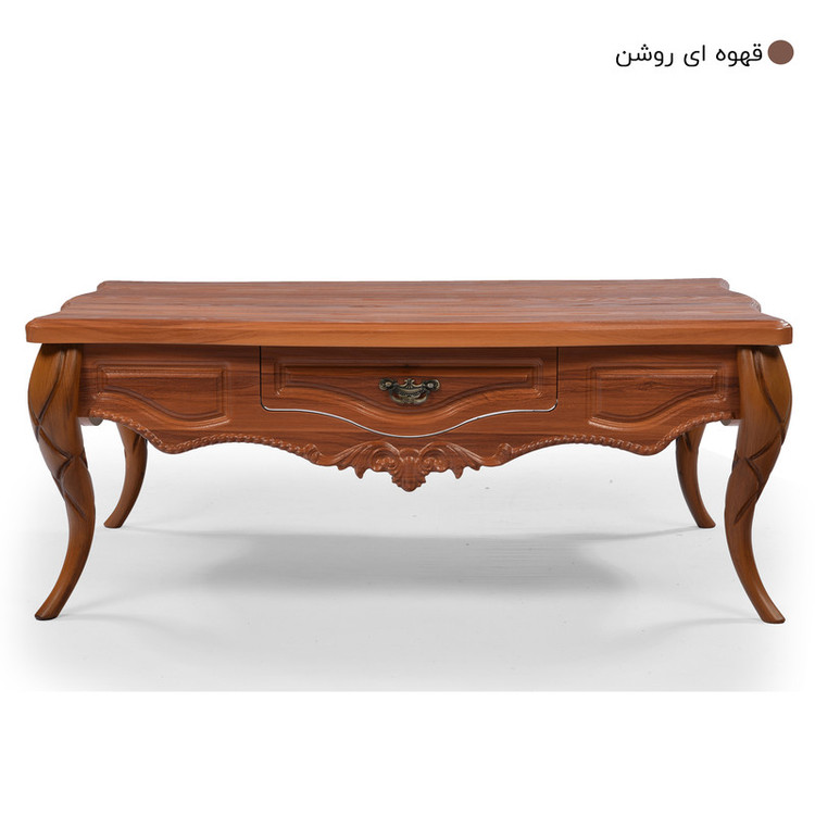 میز پذیرایی میز چوب مدل پیچک مجموعه 4 عددی (ویهان استار)