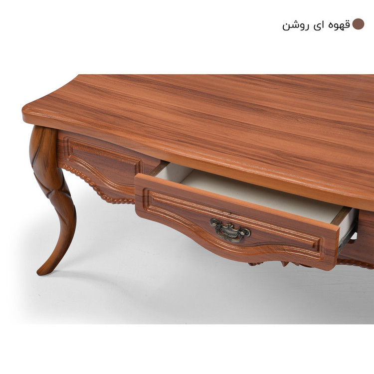 میز پذیرایی میز چوب مدل پیچک مجموعه 4 عددی (ویهان استار)