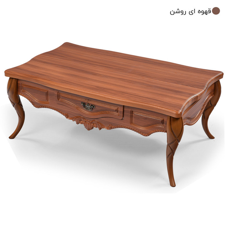 میز پذیرایی میز چوب مدل پیچک مجموعه 4 عددی (ویهان استار)