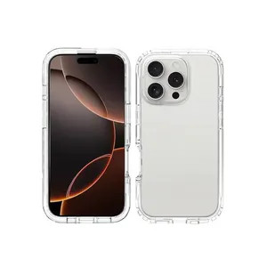کاور مدل ژله ای TPU مناسب برای گوشی موبایل اپل Iphone 16 Pro Max