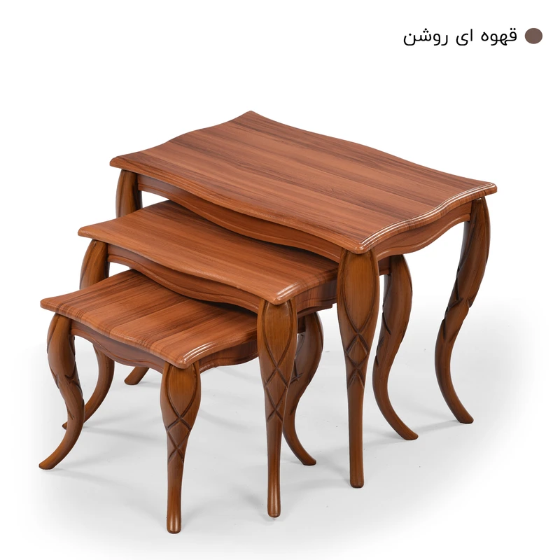 میز عسلی کد 270AGH مجموعه 3 عددی