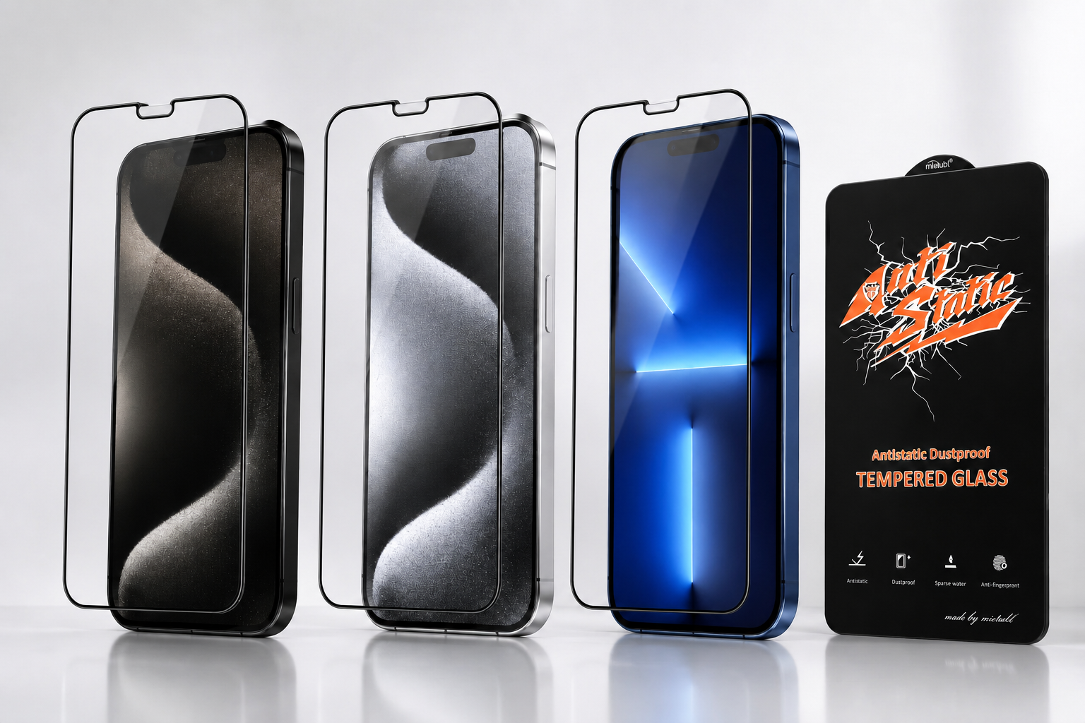 محافظ صفحه نمایش مدل Anti-Static مناسب برای گوشی موبایل اپل iPhone 17 Pro Max